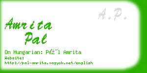 amrita pal business card